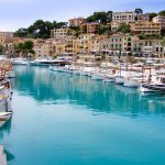 Puerto de Soller Port of Mallorca with lllaut boats