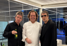 Tino Vettorello cucina per gli Oasis alla Mostra del Cinema di Venezia